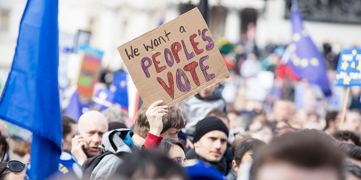 Massive bust up at People’s Vote – not